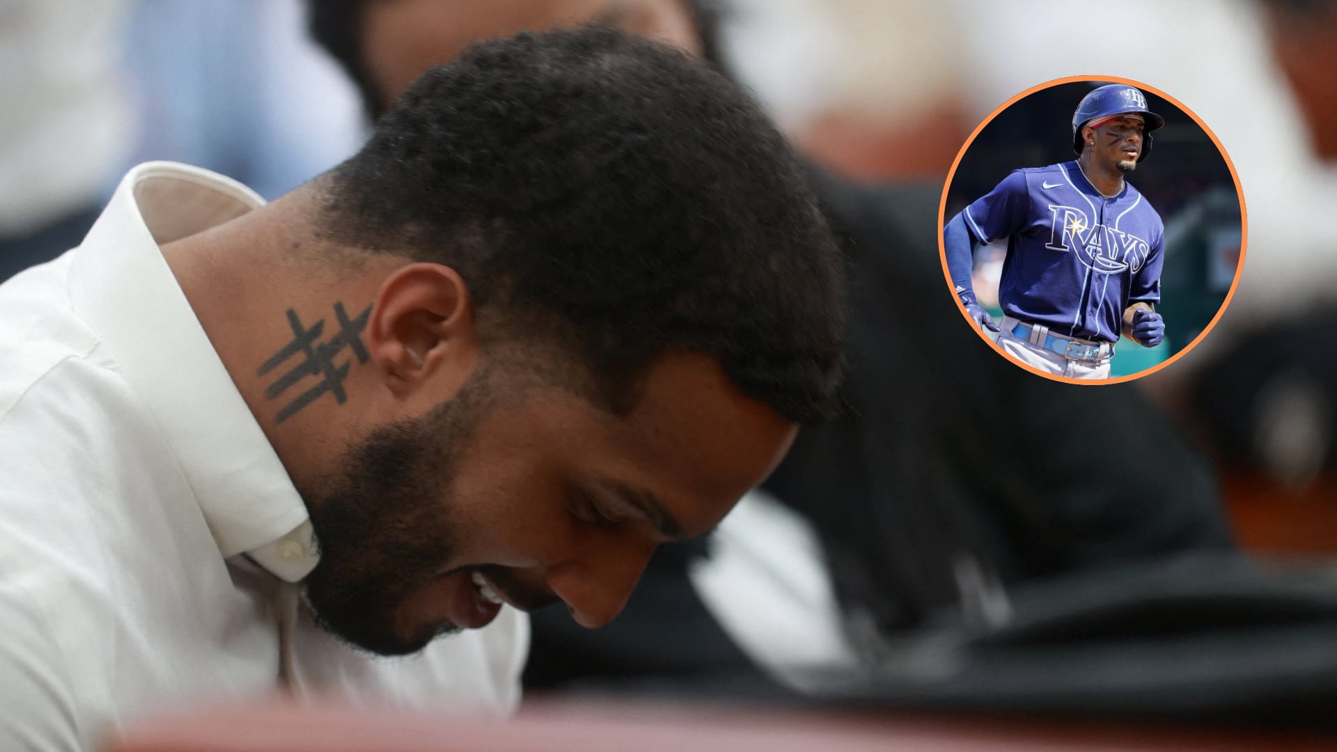 La justicia dominicana declaró responsable a Wander Franco por abuso de una menor, pero lo eximió de pena por considerar que fue víctima de extorsión (REUTERS/EFE/Shawn Thew)
