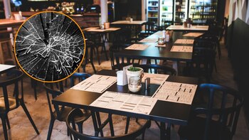 Una treintena de jóvenes destroza