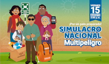 La actividad es organizada por el INDECI como parte de las acciones de preparación del SINAGERD. Indeci