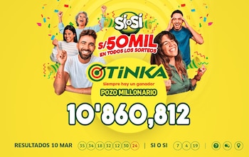 La Tinka: jugada ganadora y