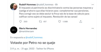 Mario Hernández le recuerda a