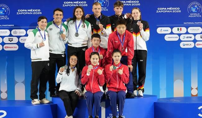 Selección Mexicana gana plata y clasifica a seis finalistas en la Copa México de Clavados 2026