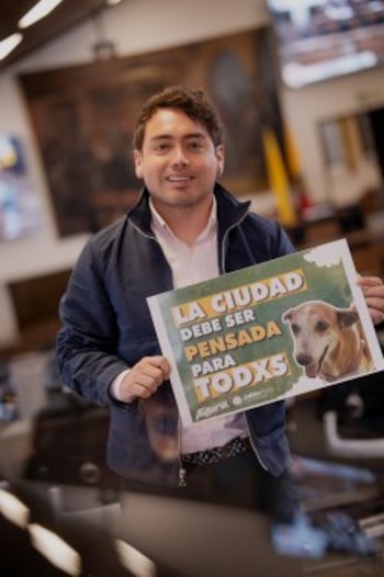 Julián Triana impulsa medidas para que la vida de seres vulnerables deje de depender del azar y empiece a ser prioridad en las calles de la capital - crédito Concejal Julián Triana