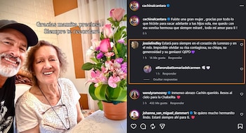 Jossie Lindley dedica mensaje a la madre de su expareja Carlos Alcántara tras su fallecimiento. Captura: Instagram.