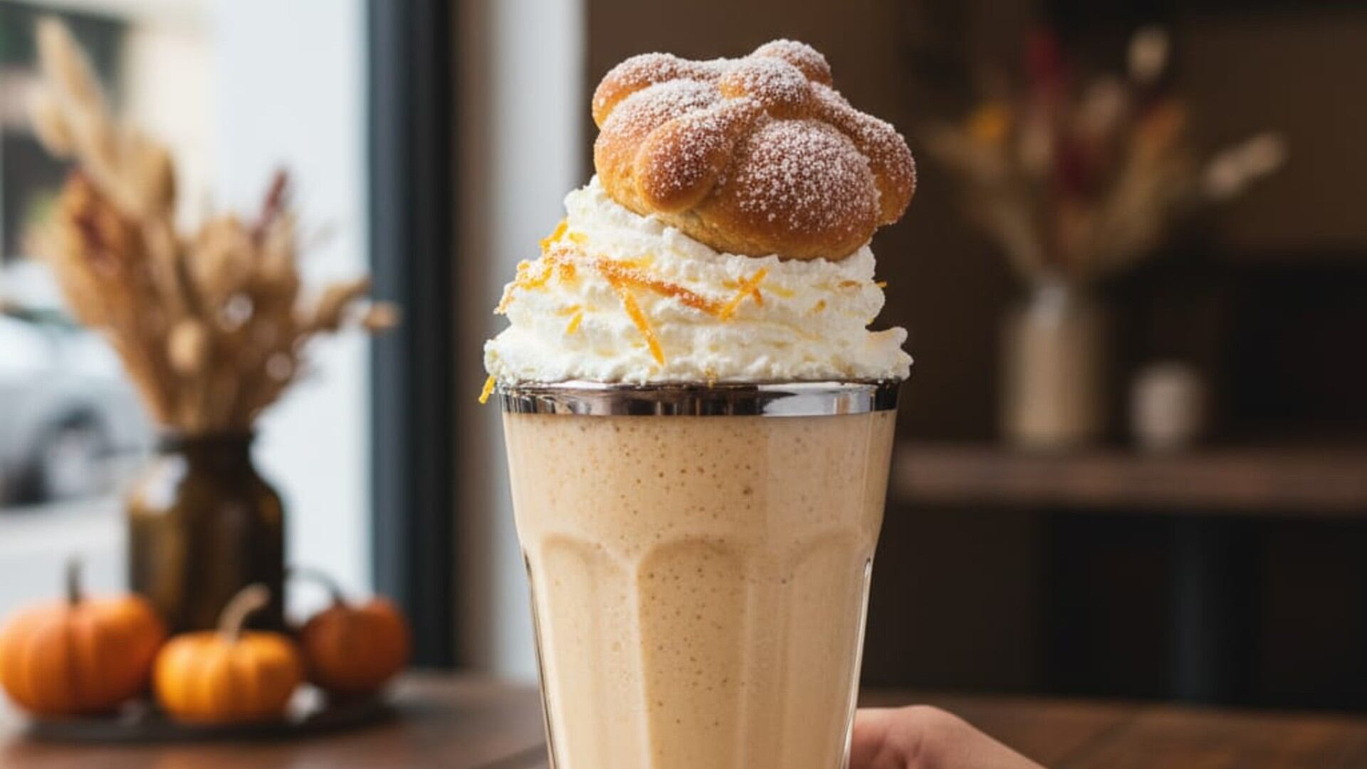Innovación culinaria y tradición convergen en una bebida que ha conquistado el otoño mexicano con sabores únicos y propuestas originales. Foto: (Gemini IA)