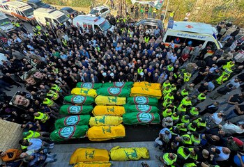 El grupo terrorista Hezbollah ha sufrido una enorme cantidad de bajas. (REUTERS/Ali Hankir)