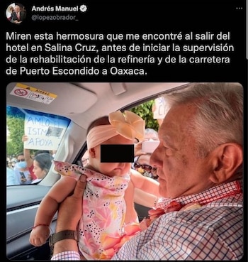 AMLO viajó a Puerto Escondido,