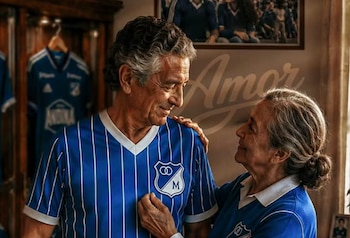Una de las imágenes compartidas por Millonarios en la celebración de sus ochenta años de historia - crédito Millonarios