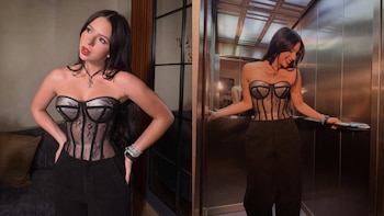 Look de Ángela Aguilar que causó polémica. (Instagram: Ángela Aguilar)