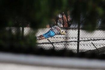 El cuerpo de un hombre