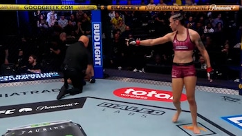 La sumisión en el primer round que sufrió la argentina Camila Reynoso en la pelea por un contrato en UFC