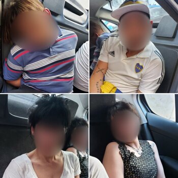 Los cuatro detenidos por el