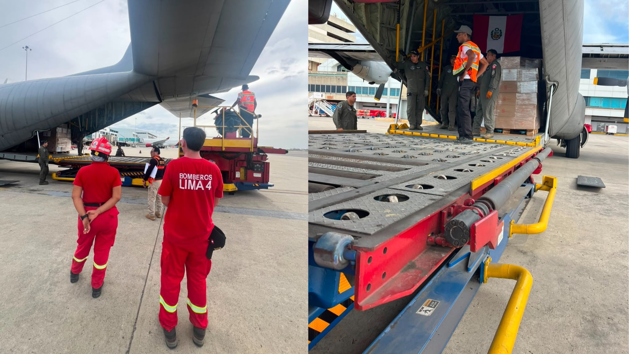 Perú envía ayuda humanitaria a Venezuela: Fuerza Aérea traslada 14,5 toneladas de suministros a Caracas| Foto: FAP