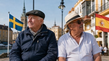 Quién vive mejor al jubilarse: un español con pensión pública o un sueco con un sistema que combina prestaciones del Estado, ahorro individual y de empresa