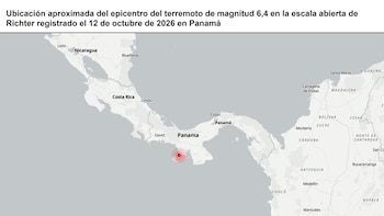 Registrado un nuevo terremoto de magnitud 6,4 en el sur de Panamá