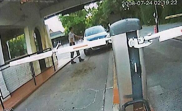 Imágenes de las cámaras de seguridad del dia de la denuncia