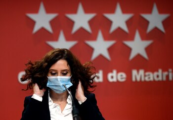 La presidenta de la Comunidad