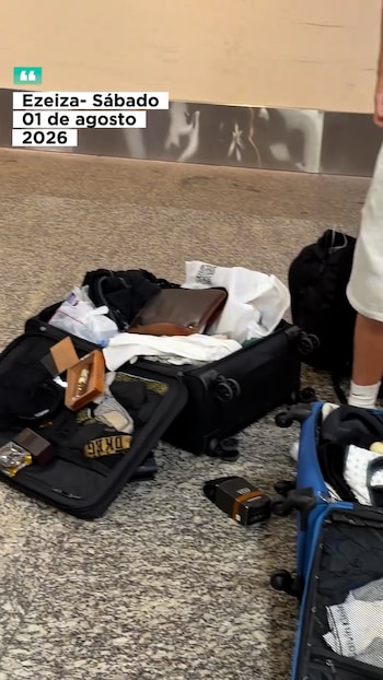 Denuncian robo masivo y saqueo de equipaje en el Aeropuerto de Ezeizaa