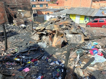 La vivienda fue consumida por