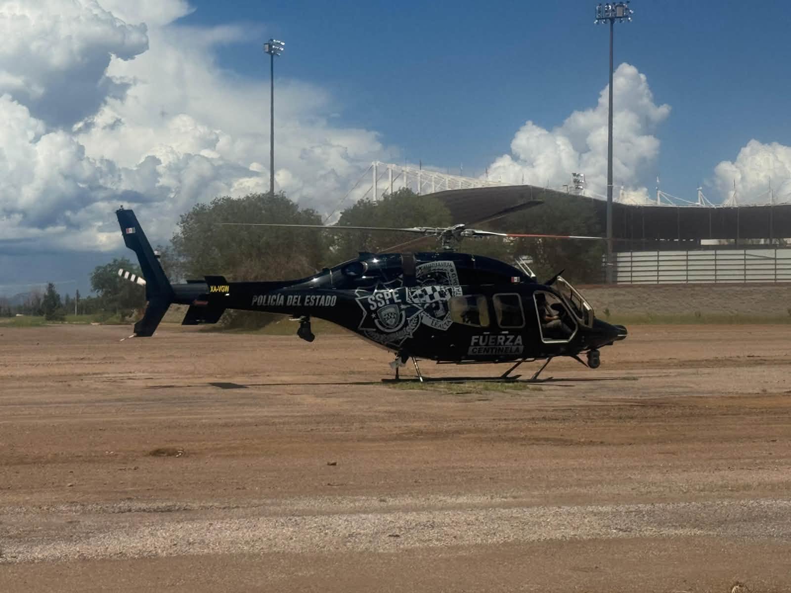 Ataque a helicóptero de la policía estatal de Chihuahua en los municipios de Coyame y Ojinaga el pasado 12 de septiembre de 2026 (especial)