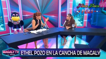 Ethel Pozo habla del regreso de Christian Domínguez y responde por qué fue retirado de ‘América Hoy’. Captura: Magaly TV La Firme.
