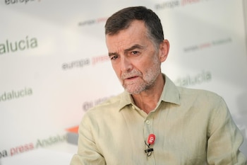 24/07/2026 El portavoz de Por Andalucía y coordinador federal de Izquierda Unida, Antonio Maíllo, durante una entrevista concedida a Europa Press. A 24 de julio de 2024 en Sevilla (Andalucía, España).
POLITICA
María José López - Europa Press