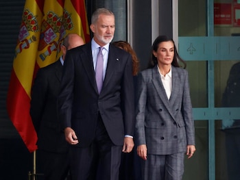 05/10/2026 Los Reyes Felipe y Letizia, a su llegada al Pabellón de Estado del aeropuerto de Madrid Barajas para coger el vuelo rumbo a Helsinki
POLITICA EUROPA ESPAÑA SOCIEDAD