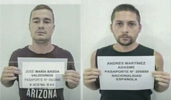 Los españoles José María Basoa