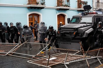 La policía avanza luego de