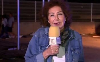 Ana Rosa Quintana, durante la cobertura de la Dana. (Mediaset España)