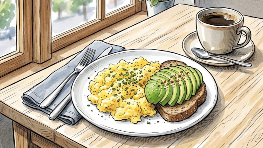 Combinar palta y huevos en el desayuno aporta grasas saludables, proteínas y micronutrientes esenciales para la salud (Imagen Ilustrativa Infobae)