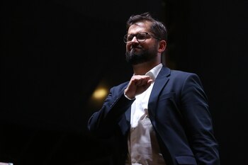 El presidente electo Gabriel Boric