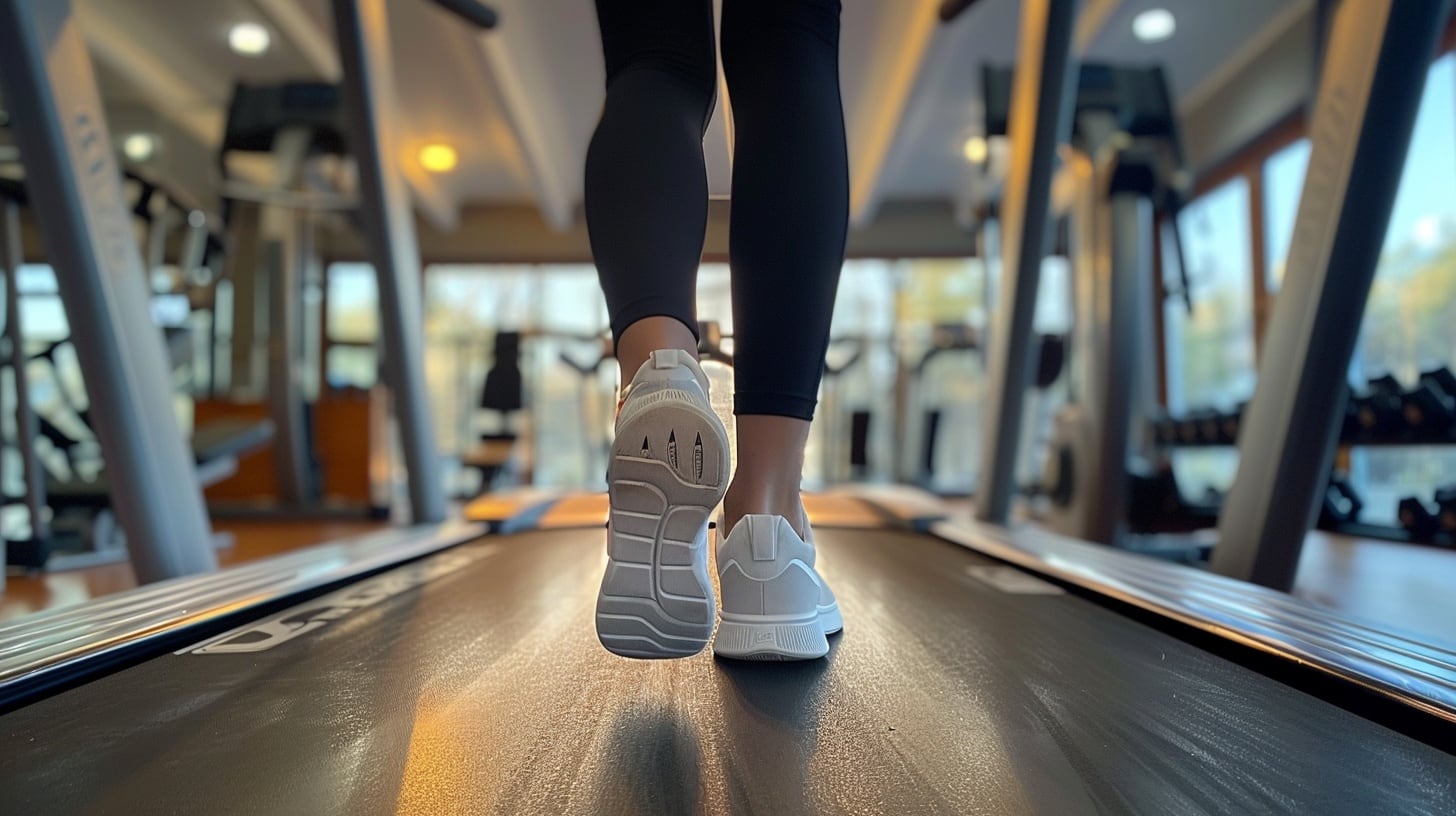 El error de caminar sujetándose a la cinta de correr puede afectar la salud lumbar y la eficacia del ejercicio (Imagen Ilustrativa Infobae)