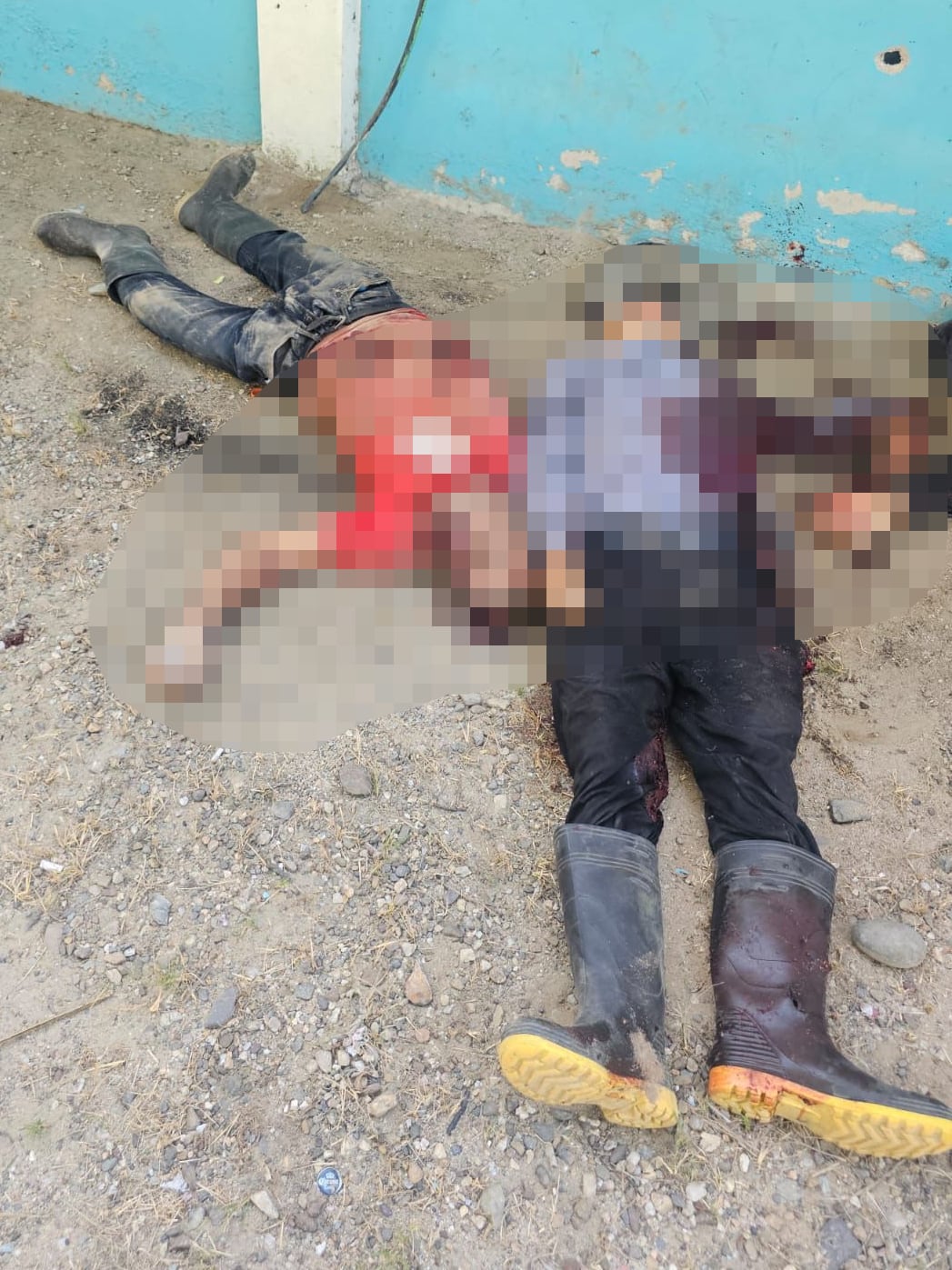Masacre en Honduras, en la comunidad de Rigores, en Trujillo, Colón, donde se confirma una masacre que deja como saldo de al menos 19 personas muertas, en un hecho ocurrido en una finca de palma africana. Foto Infobae Centroamérica/Cortesía