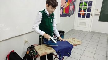 Una profesora enseñó a sus