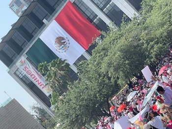 Marea Rosa en Nuevo León.