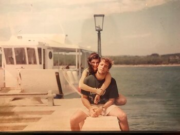 Sñe y Guido cuando se