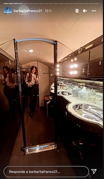 Barby Franco fue a Bariloche