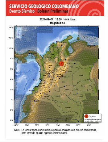 Tembló en Girón, Santander - crédito: SGC
