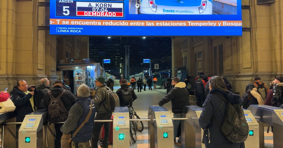 Comienza a funcionar el servicio del Tren Roca aunque advierten que las demoras permanecerán por problemas eléctricos