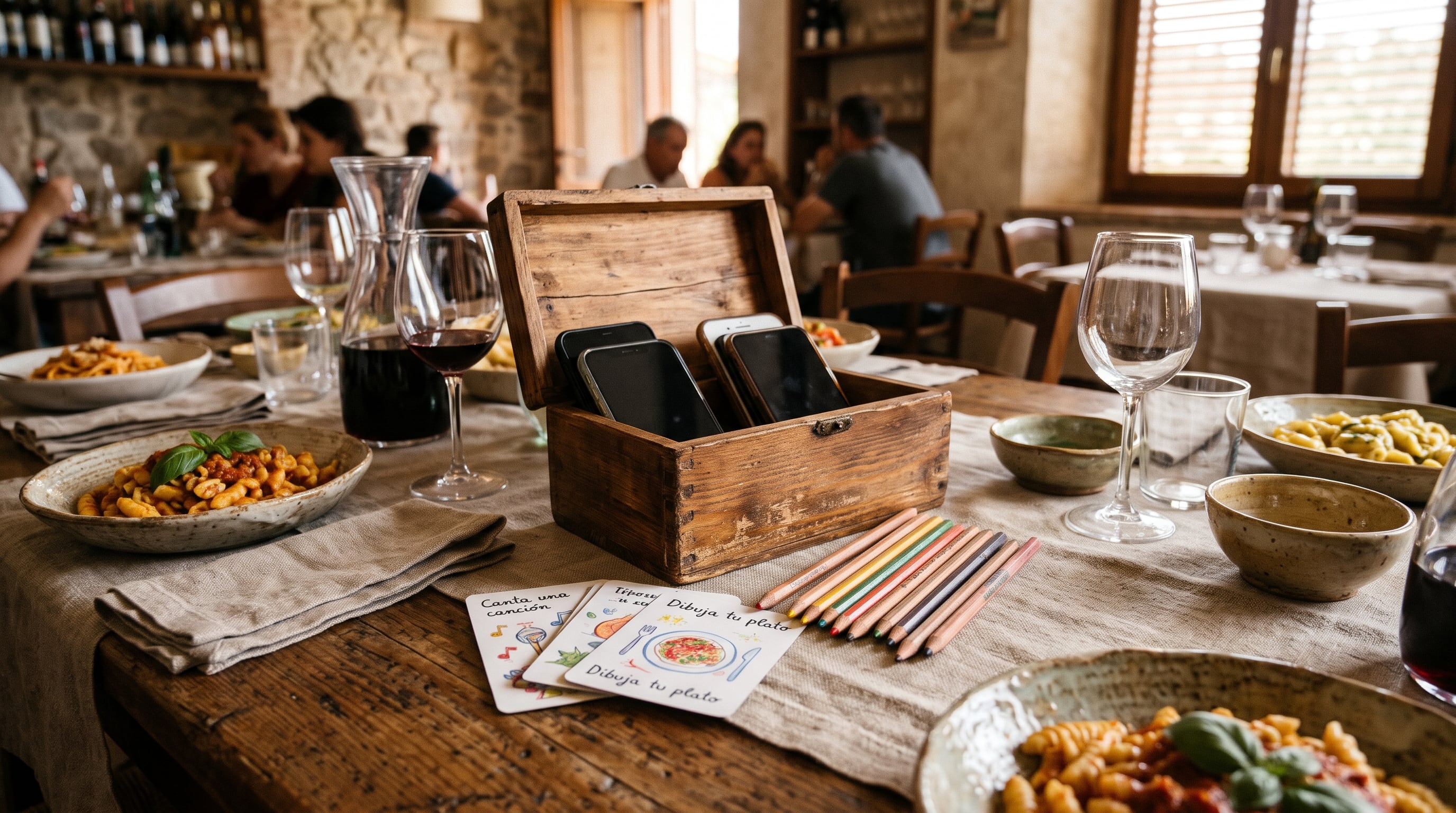 Sin celulares en la mesa: el pacto voluntario que impulsan restaurantes de Italia para fomentar el diálogo familiar