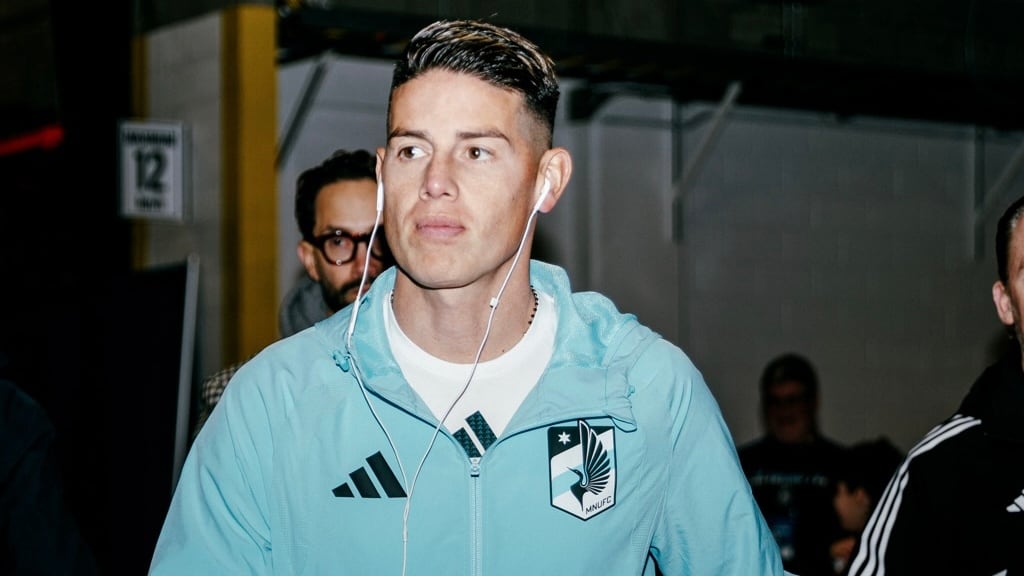 James Rodríguez jugará sus primeros minutos con Minnesota United, luego de 166 días sin partidos oficiales - crédito X/@MNUFC