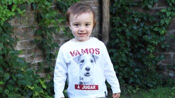 Un chico de dos años