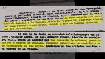 Por el miedo, los padres