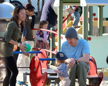 Owen Wilson con su hijo