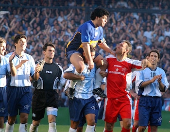 Stoichkov, en el partido despedida