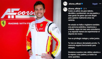 El comunicado de AF Cores sobre el fallecimiento de Cédric Sbirrazzuoli (@afcorse_official)