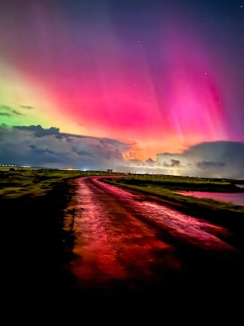 Una tormenta de radiación solar