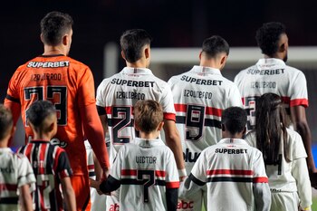 Jugadores del Sao Paulo de