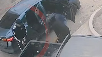 Cámaras captaron cómo un disparo accidental frustró el secuestro de un empresario en Chorrillos - Créditos: Captura de pantalla de Panamericana TV.